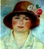 Aline Charigot, Madame Renoir (1885)  -  Museum of Art, Collection WP Wilstach, Philadelphie