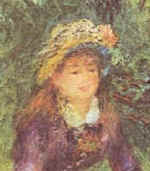 Madame Renoir au chien (1880)  -  Collection particuli�re