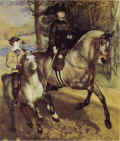 All�e cavali�re au Bois de Boulogne (1873)  -  Kunsthalle, Hambourg