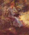 Femme au chien noir (1874) - Collection particulière