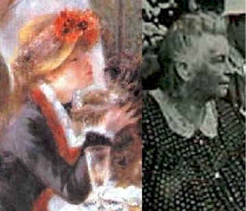 Aline (le d�jeuners des Canotiers en 1881) , Aline en 1912