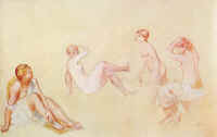 Etude pour les grandes baigneuses (1884-85)  -  Collection Paul P�trid�s, Paris