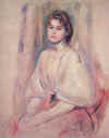 Jeune femme assisse (1890) - Collection particulière