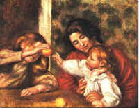 Gabrielle, Jean et une petite Fille (1895)  -  Collection particuli�re
