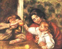 Gabrielle, Jean et une petite fille (1895) - Collection particulière