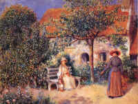 Scéne de jardin en Bretagne (1886) - Fondation Barnes, Merion