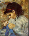 Lise cousant (1866)  -  Collection Emery Reves