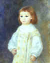 Enfant en robe blanche (Lucie Berard) (1883)  -  Art Institute de Chicago